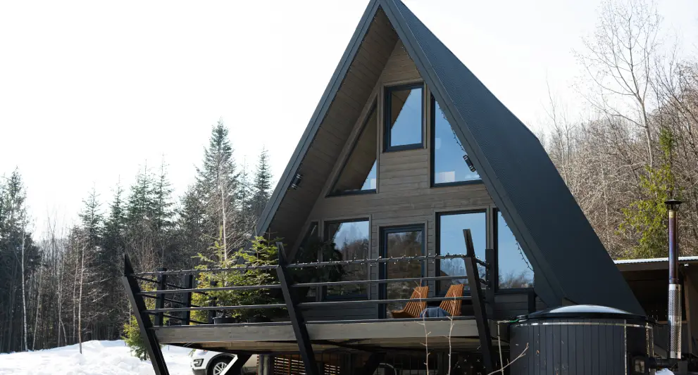 A-frame cabin representing a alternate mortgage options in Squamish